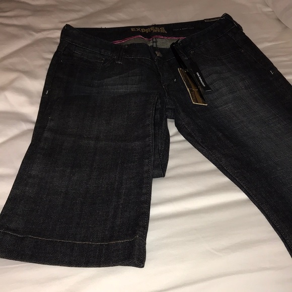 NWT🖤Express Stella Boot Cut Jeans🖤 Short Length - Picture 7 of 8